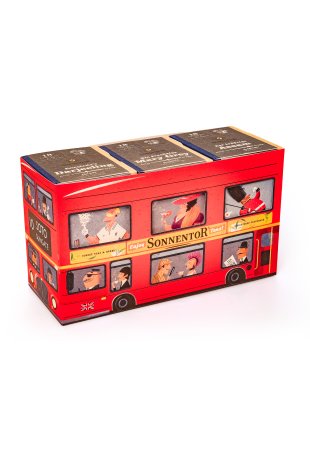 London bus - darčekový box čiernych čajov